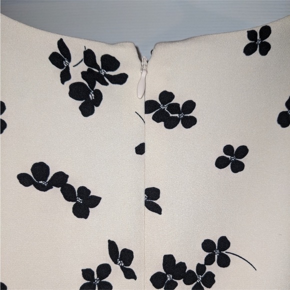 Ann Taylor Black and White Floral Dress - Picture 6 of 8